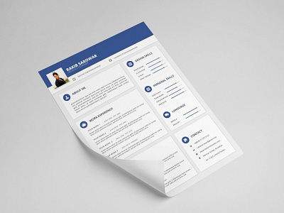 Free Material Style Resume Template for Job Seeker cv cv template free resume template freebie freebies jobs resume resume design