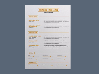 Free Simple CV Template with Clean Design cv free cv free cv template free resume free resume template freebie freebies resume