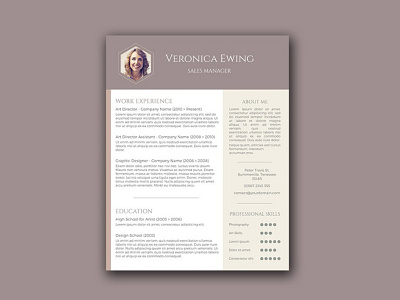 Free Word Resume Template with Creative Design cv free cv free cv template free resume free resume template freebie freebies resume