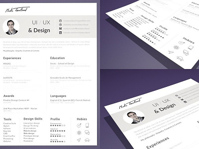 Free Minimal Sketch Resume Template cv cv resume cv template free cv template free resume template freebie freebies resume resume template