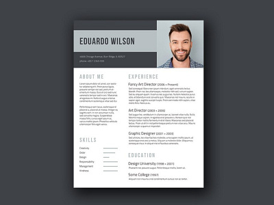 Free Elegant Resume Template for Any Job Opportunity cv cv resume cv template free cv template free resume template freebie freebies resume resume template