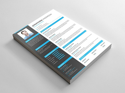 Free Formal PSD CV/Resume Template for Job Seeker cv cv resume free cv free resume free resume template freebie freebies jobs minimalist resume