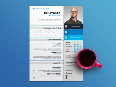 Free Modern Resume Template with Simple Design