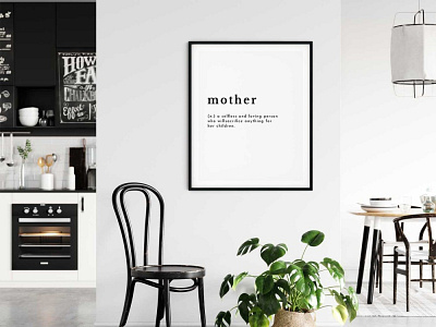 Mother Definition Wall Art