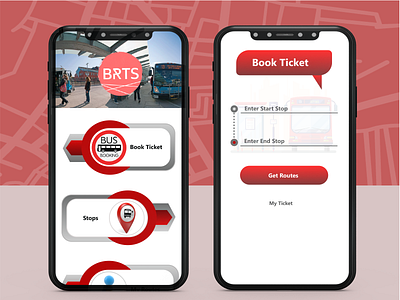 Brts Booking App adobe xd app design designconcept icon illustrator logo ui ux vector