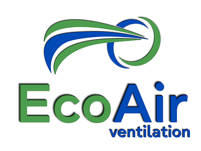 Ecoair Ventilation Logo branding designconcept flat icon illustration illustrator logo ux vector web