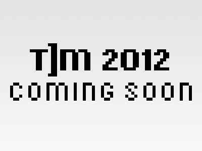Coming Soon lettering pixel font type webfont