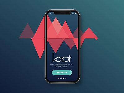 karot app branding colourpalette design exerciseart exericse graphicdesign iosapp logo ui uidesign uipatterns uiux ux vector