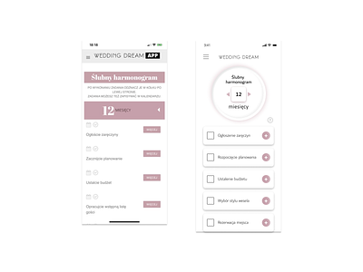 #7 redesign | wedding dream app app design redesign ui ux uxui