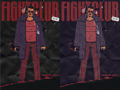 Fight Club movie poster illustration artwork cartoon character color comic comicart comics design fightclub flat graphic graphicart graphicdesign illustration illustrator movie movieposter poster posterart vector