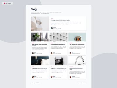 Blog Page Design