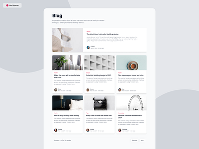 Blog Page Design article article design blog design good design graphic design gray inspiration minimal mobile design news news paper ui ui design ux design web design