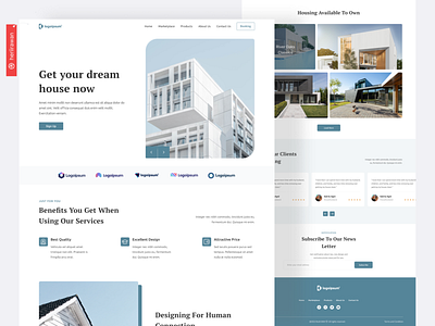 Dream House Selling Website adobe beautiful branding design exsterior figma futuristic graphic design grey design home house inspiration interior minimal minimalist modern modern house responsive responsive design web