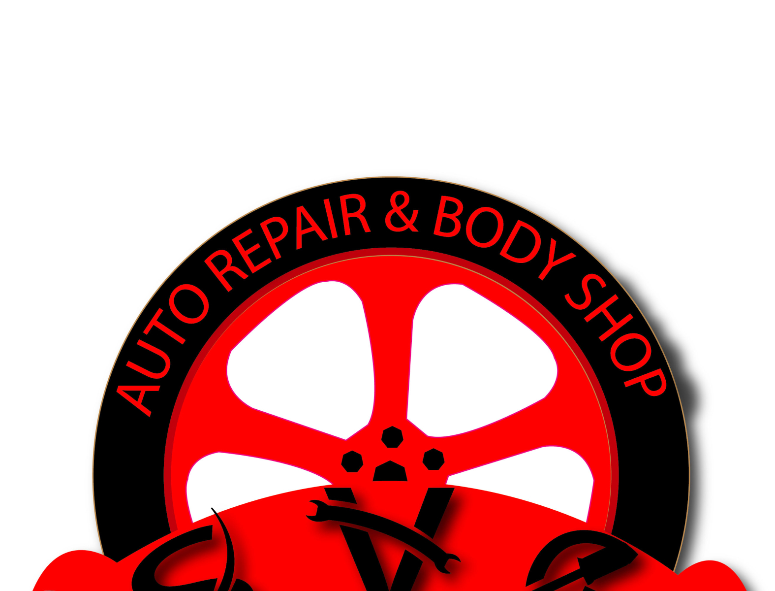 truck repair logo design