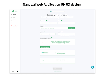 nanos ai Web Application