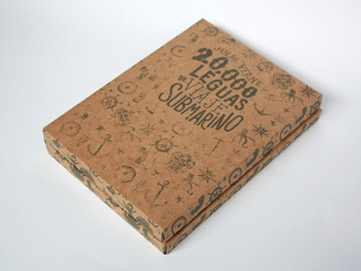20,000 leagues under the sea book design cover editorial lettering packaging pattern typography