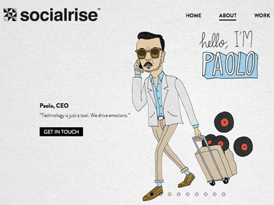 Socialrise's illustrations agency creative digital illustration italy milan portrait socialrise