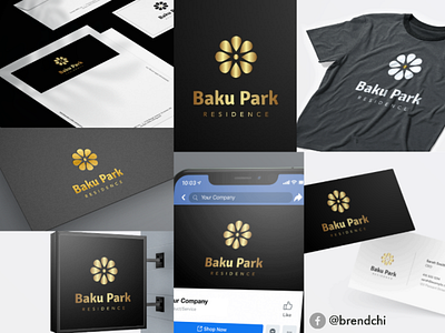 Baku Park Residence branding naming logodesign