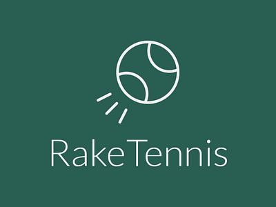 RakeTennis logo logodesign branding