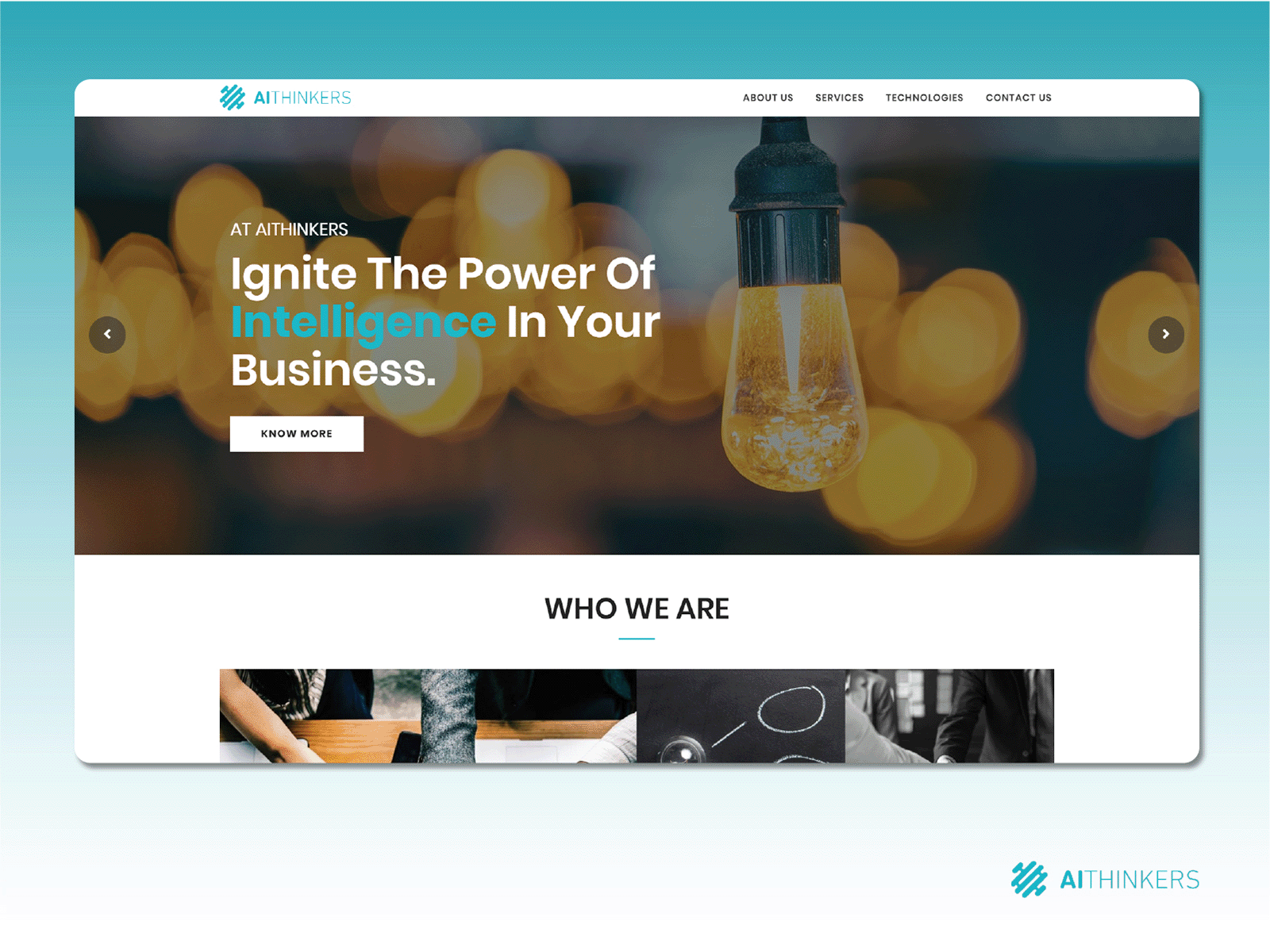 Website Design and Development - AI Thinkers