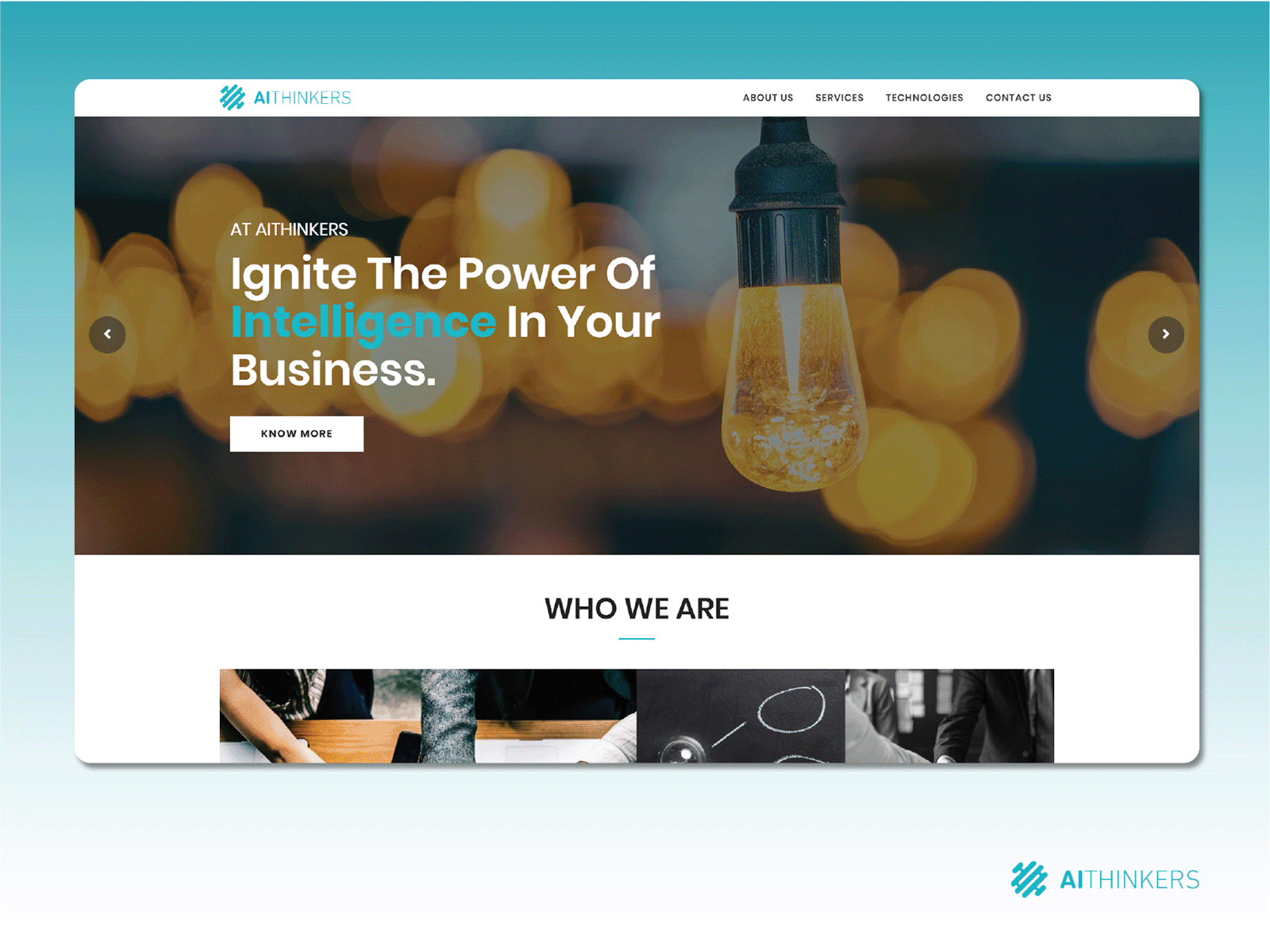 Website Design And Development AI Thinkers By Tandem Digital On Dribbble