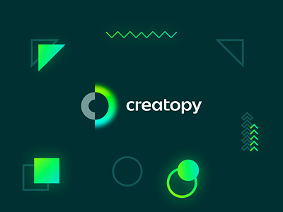 Creatopy - My very first Playoff branding creative creativity design glow icon logo minimal
