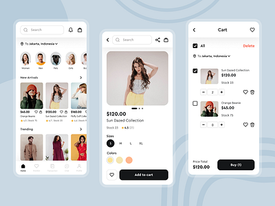 Fashion Ecommerce - App Design