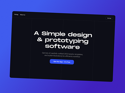 Since Figma is Adobe's, it's time to migrate | Exploration creative design landing page minimal product design product designer ui ui design uiux ux ux design web web design website website design
