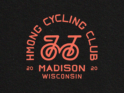 Hmong Cycling Club™️ badges bicycle brand identity branding club hmong hmong cycling club icon