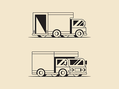 Mother Trucker car delivery icon pickup truck vehicle
