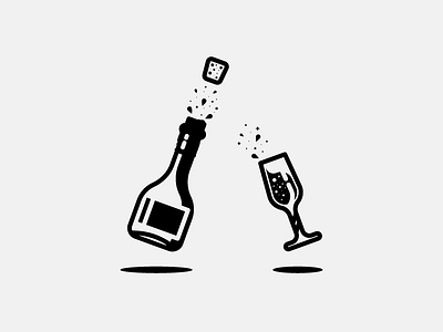 Cheers to '18! 🍾🥂 by Ka Lee on Dribbble