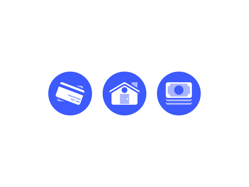 Droppicons Exploration Style v.1 bank cards credit dropp finance house icons loans money mortgage student