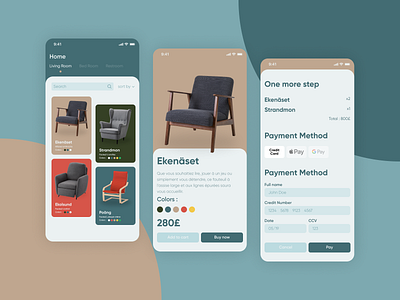 Chairs App #DailyUI