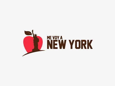 New York big apple branding logo logotipe logotipo love new york