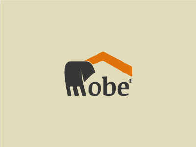 Mobe branding bulldozer construction digger excavator logo