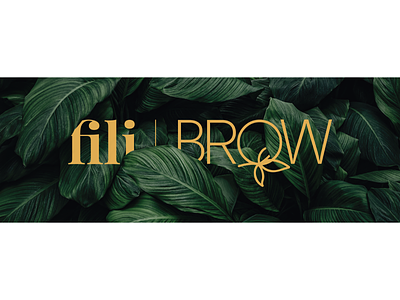 Fili | Brow beauty beauty salon brand design branding business card corporate identity cosmetica design identity design illustration logo