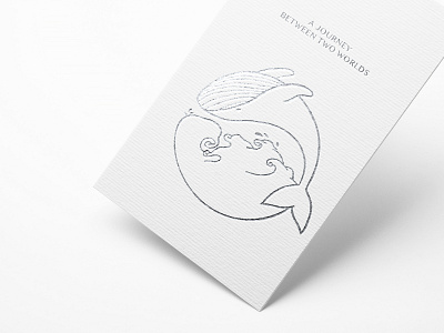 Whale logo animal brand design branding business card corporate identity design illustration logo