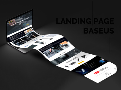 Baseus Landing Page branding desktop landing landing page landing page concept tech ui web web design web site design website