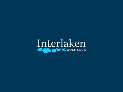 Interlaken 1 branding golf golf logo golfing interlaken lakes logo minnesota