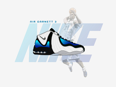 Air Garnett 3 basketball basketball shoes design illustration minnesota minnesota timberwolves nba nike shoe design shoes