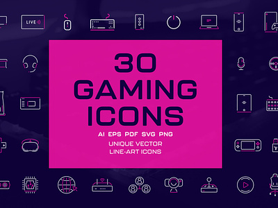 30 Gaming Icons