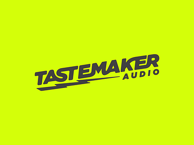 Tastemaker Audio audio consulting logo minnesota music retro