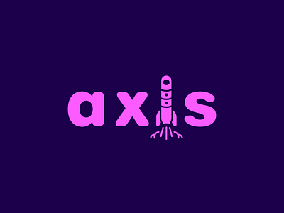 Axis axis daily logo challenge logo logo design rocket logo rocket ship rocket ship logo rockets