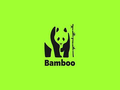 Bamboo animals bamboo bear branding color daily logo challenge dailylogochallenge logo logo design panda panda bear zoo