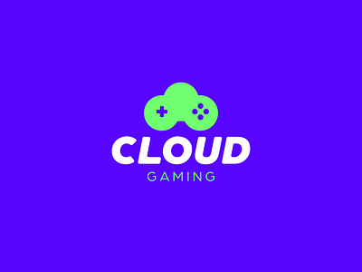 Cloud Gaming cloud cloud computing cloud technology daily logo daily logo challenge game storage games gaming graphic design logo logo design streaming