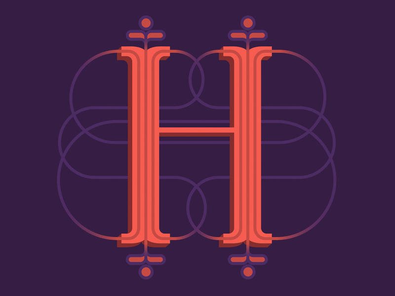 Hi Everyone! dropcaps lettering typography