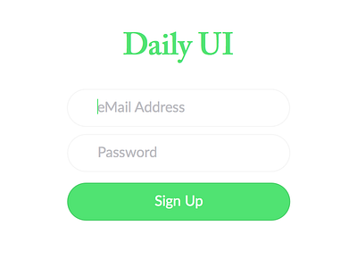 Daily UI #001