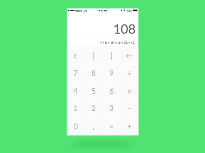 Calculator — Daily UI #004