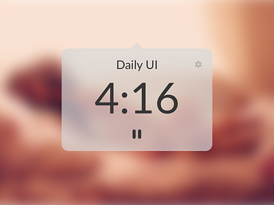 Countdown Timer — Daily UI #014 014 countdown timer dailyui pause play pomodoro timer