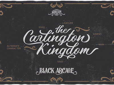 Black Arcade Vintage Font Pack abc alphabet decoration design font graphic label lettering old retro set sign style symbol text type typeface typography vector vintage